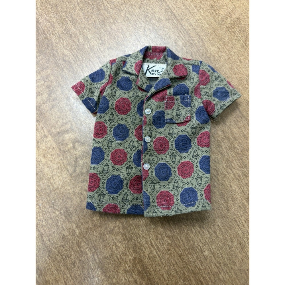 Vintage Ken doll  1961 Short Sleeve   #783 Cotton Shirt
